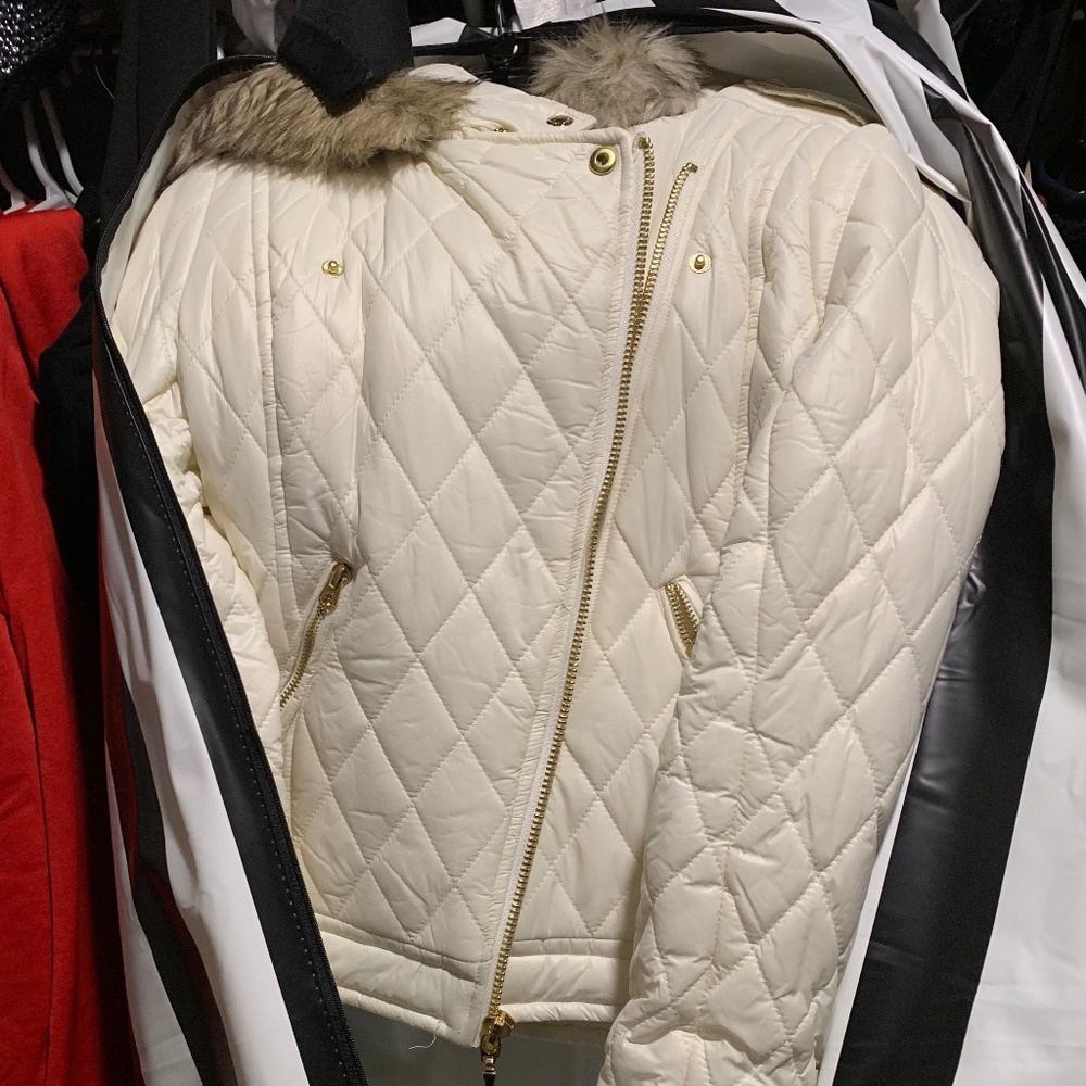 Juciy couture White new outerwear PUFFER JACKET